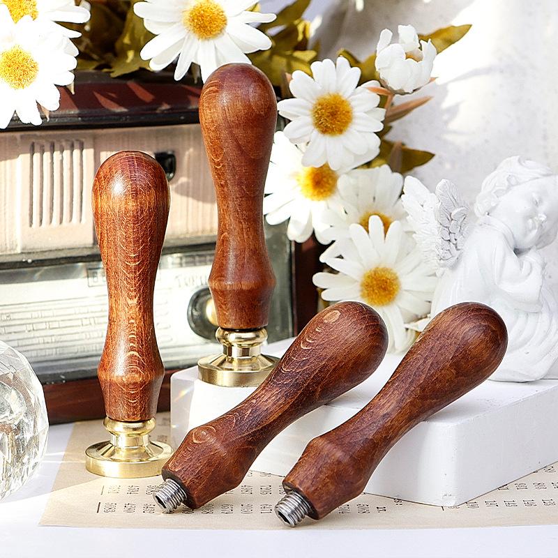 Beech Wood Handle Wax Seal Stamp