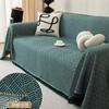Modern Minimalist Solid Color Sofa Towel INS Style Reversible Cotton Yarn Blanket One Piece Sofa Cushion Cover Full Cover