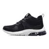 Li Ning Bubble Walker Pile Mid-Top Scarpe Sportive alla Moda Sneakers da Uomo Nero Bianco AGLQ105-2