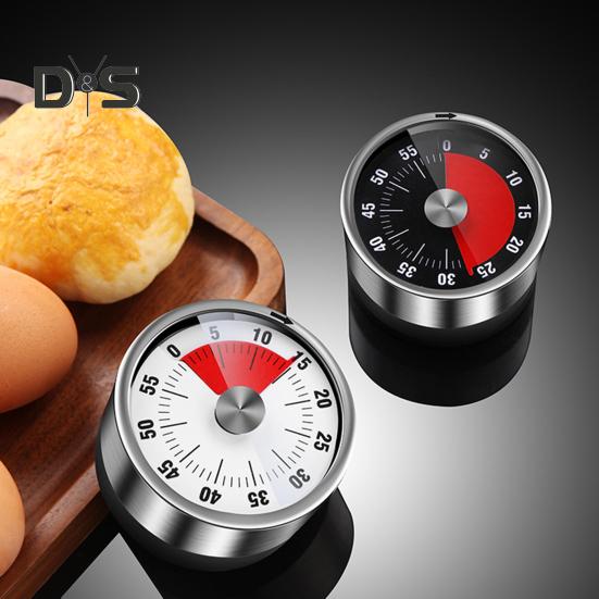 Stainless Steel Kitchen Timer Ultra-Precise Timing Ergonomic Button Design Magnetic Timer LED Display Clockwork Multi-Functional Cooking Timer for