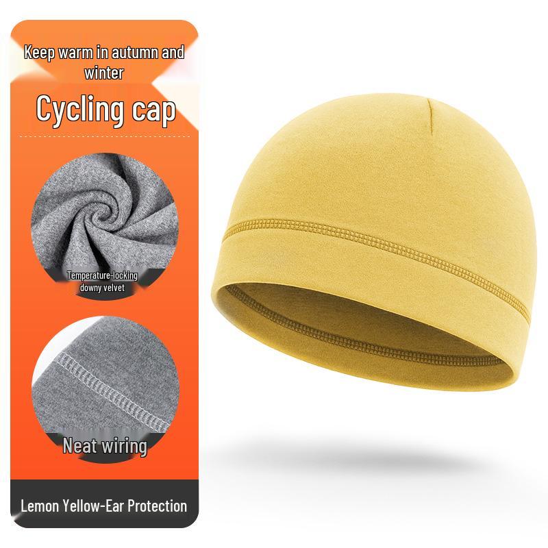 Windproof Winter Cycling Beanie: Warm Ear-Covering Hat for Motorcycling, Running & Sports