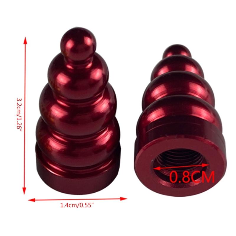 Tire Valve Stem Caps Aluminum Tire Valve Caps Set Universal Stem Covers for Car Trucks Motorbikes SUVs & Bikes 4-Piece