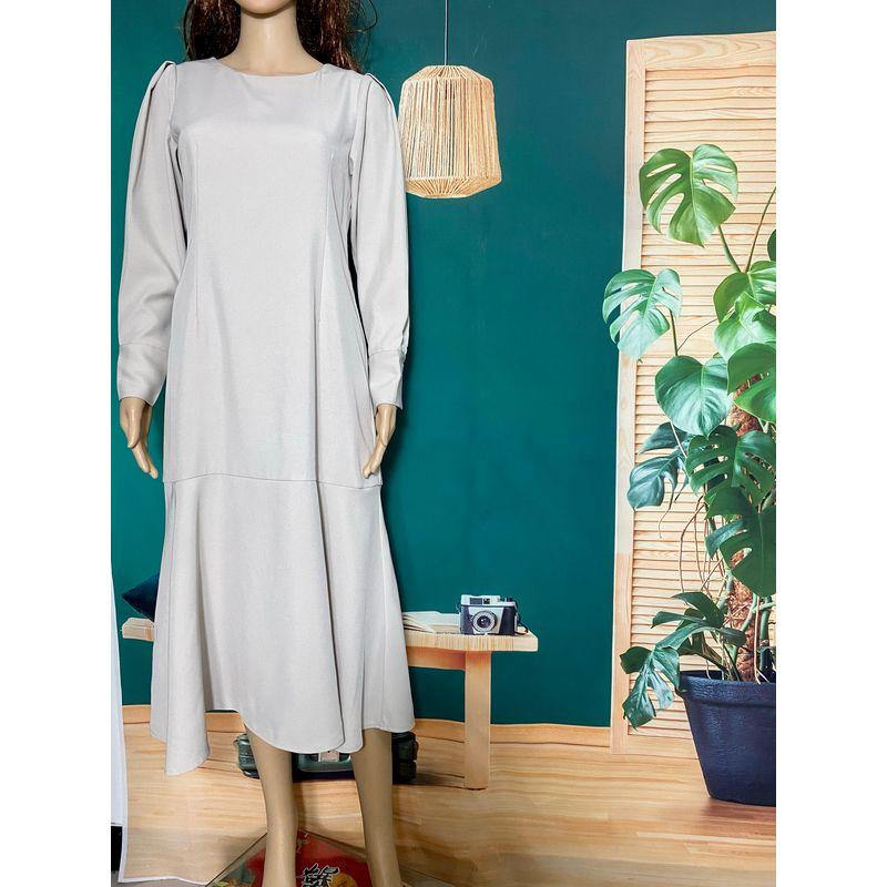 

Solid Color round Neck Sleeveless Vest Dress Summer New Fashion Simple Elegant Commuter s All-Matching Jumper Dress Women s Clothing Mermaid Dress F M