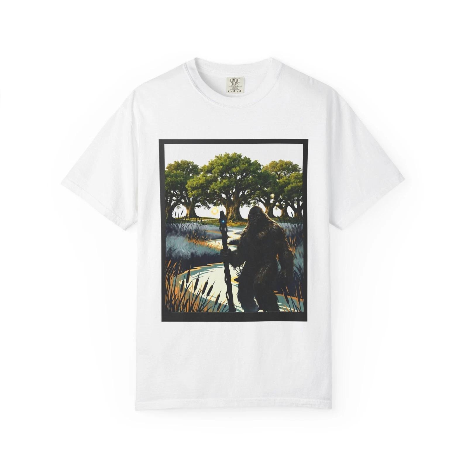 Sasquatch ,Bigfoot T-shirt | Cryptid Nature Scene 2 2XL