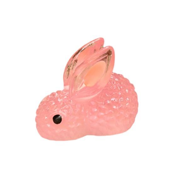 Luminous Micro Landscape Rabbit Ornaments Glow in The Dark Bunny Figurines for Moss Micro-Landscapes Fish Tank Decoration DIY Accessories