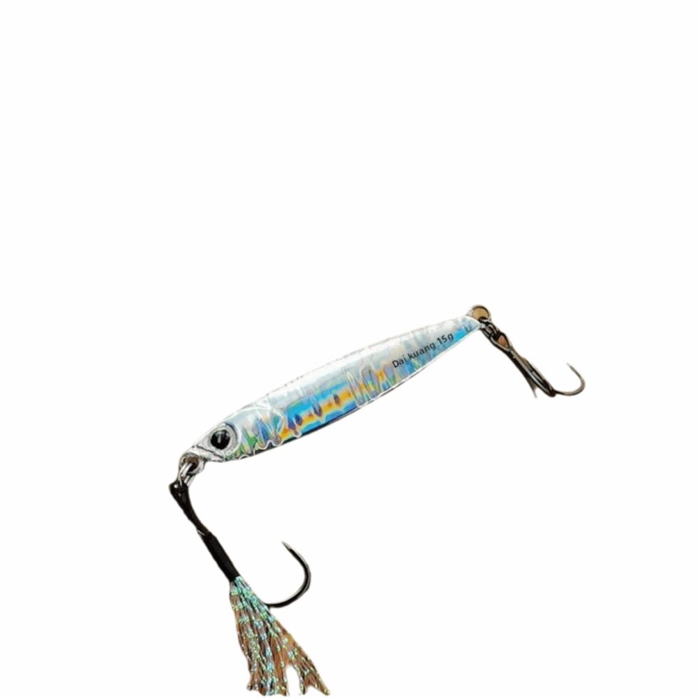 

Drag Cast Design Vertical Metal Jig Metal Material Saltwater Lures Trout Hard Bait Bass Fishing 15g-B