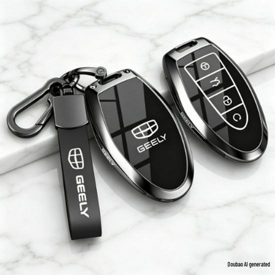 Compatible Silicone Cover for Geely Binyue, Emgrand GS, Xingrui, Xingyue L, Vision X6 Car Keys