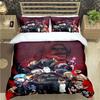 Heißes Spiel The King of Fighters Druck Bettwäsche Set Bettbezug Decke Bett Jugend Kinder Mädchen Jungen Geschenk
