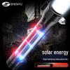 SHENYU M81 Solar Rechargeable Flashlight with Safety Hammer