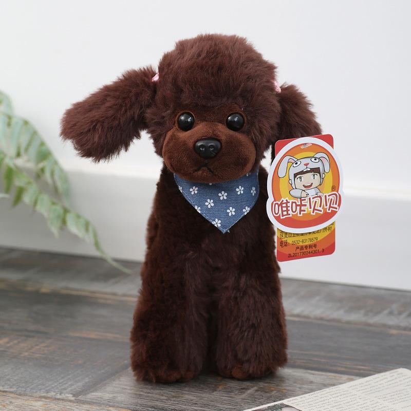 Weika Beibei Poodle Ragdoll Pet Dog Doll Pillow Plush Toy Animal Doll Birthday Gift