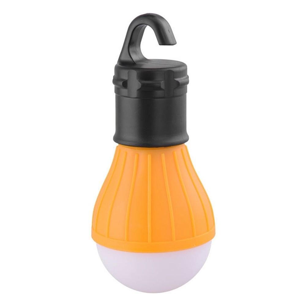 LED Outdoor Camping Lantern ABS Mini Camping Light Durable Hanging Tent Lamp Light Bulb  Fishing