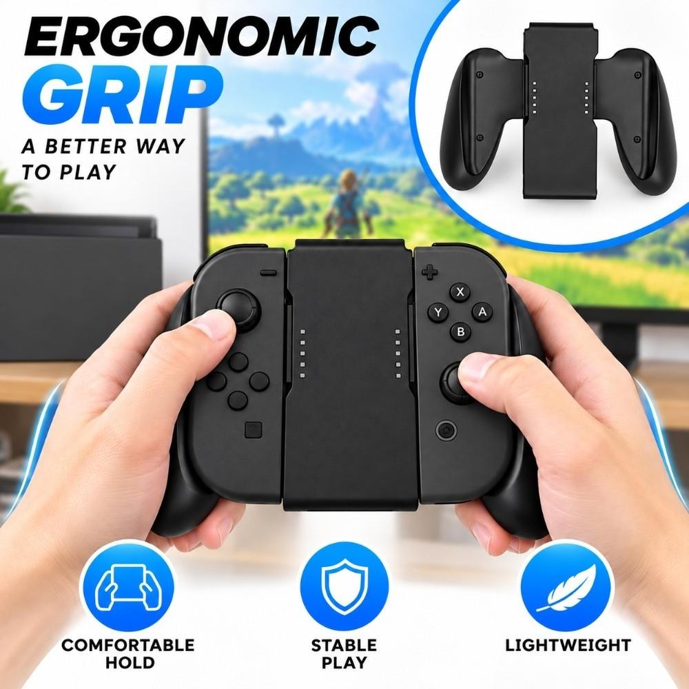 Ergonomic Grip Game Controller Grip Gaming Controller Accessory Extended Gaming Sessions