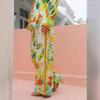 Europe and the United States Cross-border 2024 Independent Station  Fashion Personalized Printing Lace Color Matching Holiday Leisure Tether