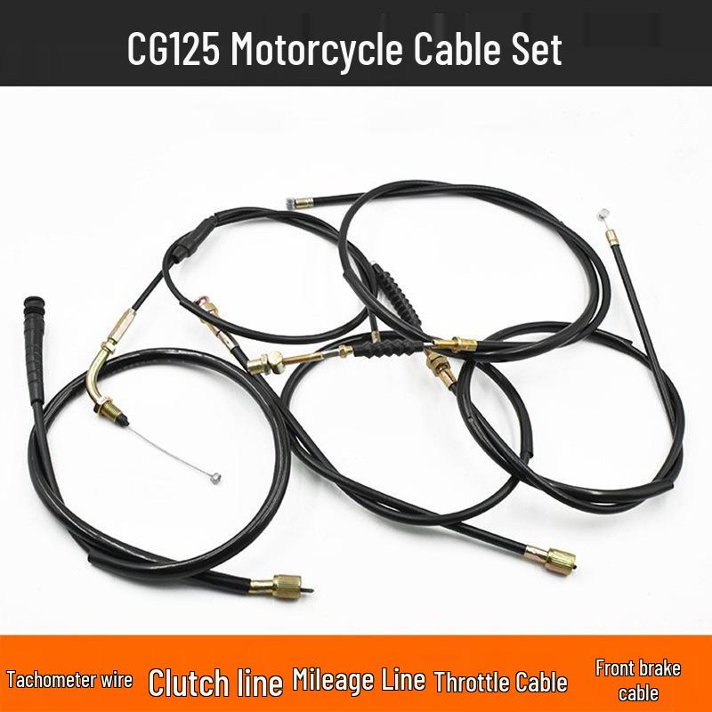 

Комплект тросов сцепления, газа, тормоза и тахометра Zhujiang CG125 для мотоцикла Throttle Cable