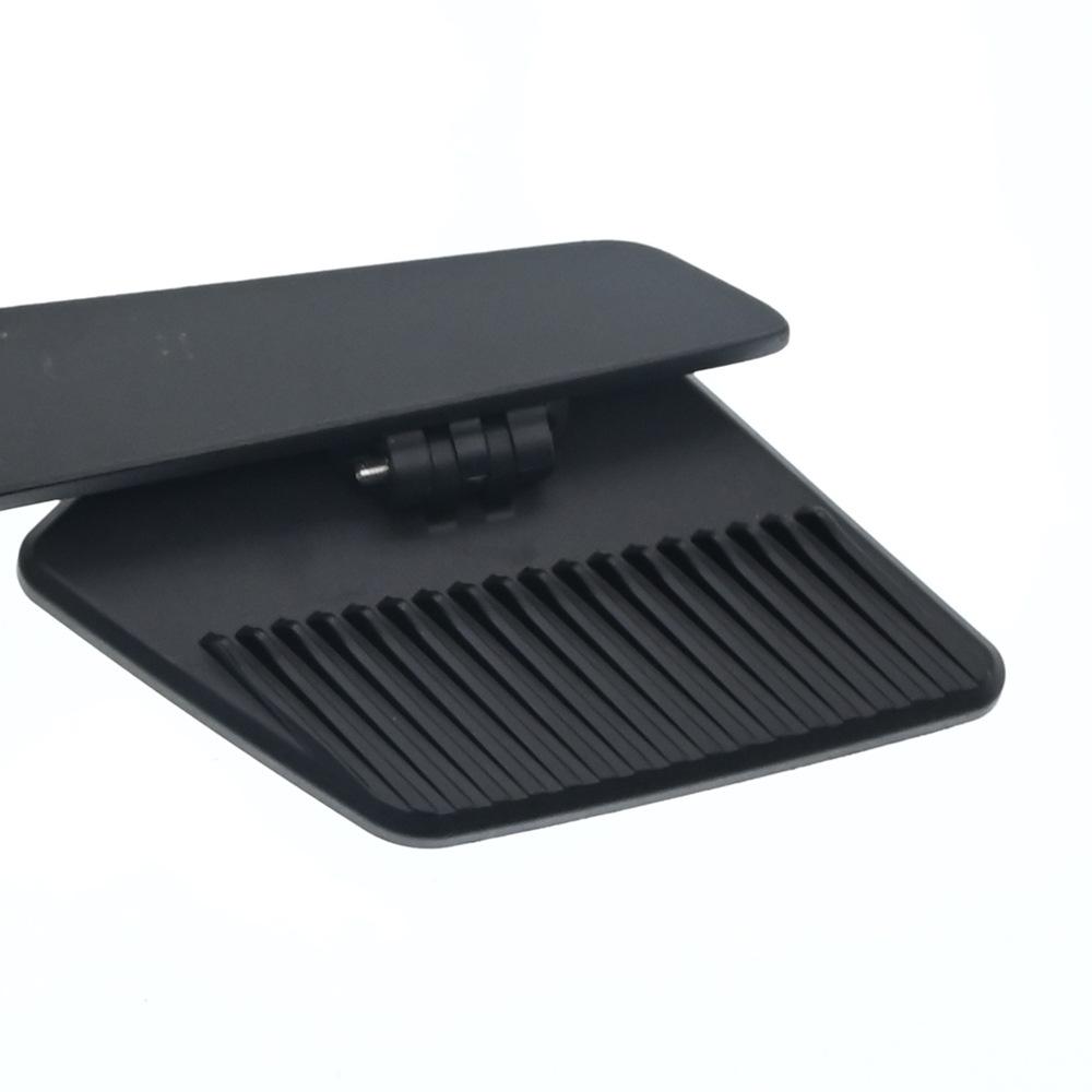 Universal Rotating Rearview Mirror: Aluminum Alloy, Wide Field of View, Flip-Up Design for Motorcycles