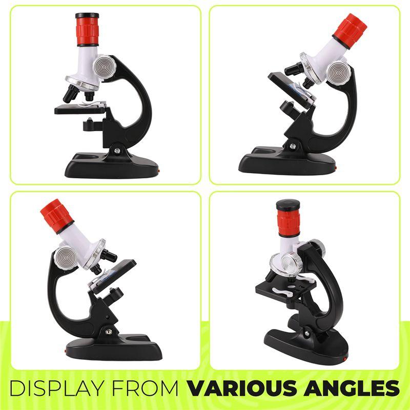 A84E-Children's Microscope 1200 Times Student Scientific Experiment Puzzle Science And Education Set