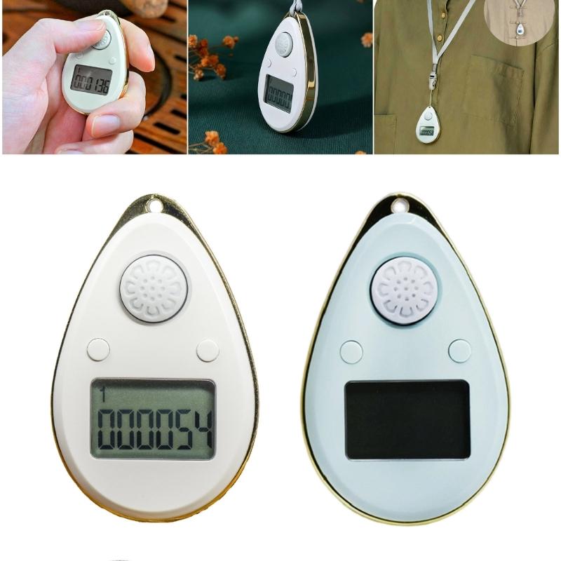 6 Channel LCD Screen Handheld Tally Counter 6 Digit Portable ABS Counter For Sports Scoring And Warehouse Counting