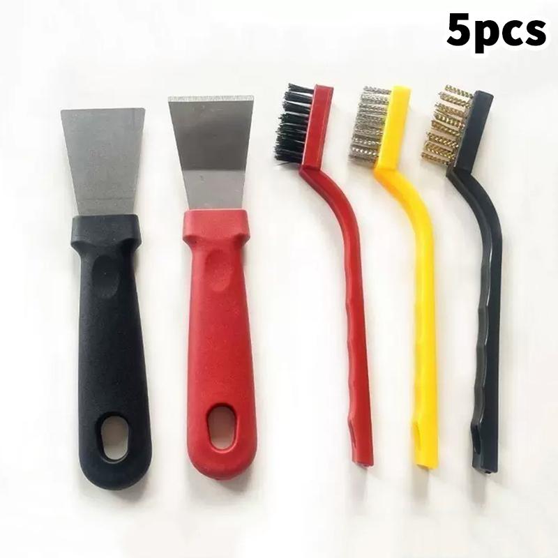 Kitchen Stove Cleaning Brush, Gas Stove Cleaning Scraper, Wire Brush For Cleaning Grease In No Dead Corners Or Crevices