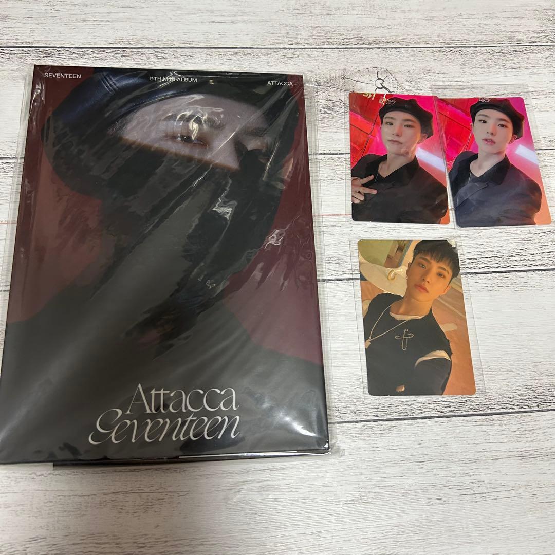 

[USED] Seventeen Attacca Album with Hoshi Trading Card