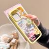 Coque transparente à motif floral pour iPhone 17/16 Pro Max, protection intégrale, compatible avec l'iPhone 15
