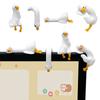 4Pcs Computer Monitor Decor Figurines Reusable Car Dashboard Ornaments Multi-Purpose Small Display Statues Gift for Friends