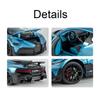 Scale 1:18 Valkyrie Divo 750S Sports Car Model Toy Wheel Steering Metal Die-cast Acrylic Box Cars Models Collectible Item