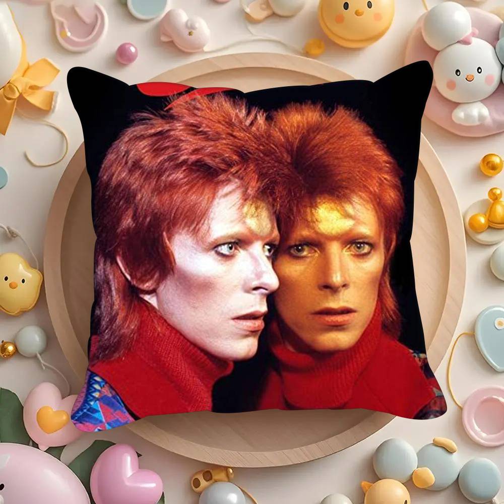 Singer D-David B-Bowie cool  Pillowcases cushion covers living room sofas home decor gifts