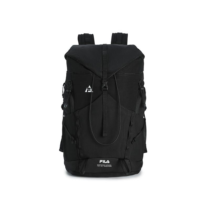 New FILA Fabric Backpack Men's Pitch Black A13U527132FBK-1