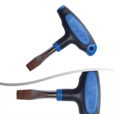 Flathead Screwdriver with Ergonomic Grip for Quick Release Applications