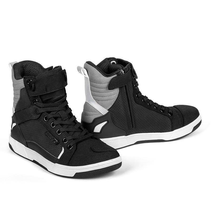 Four Season Motorcycle Riding Boots: Breathable, Anti-Fall, Road Racing & Parkour Shoes