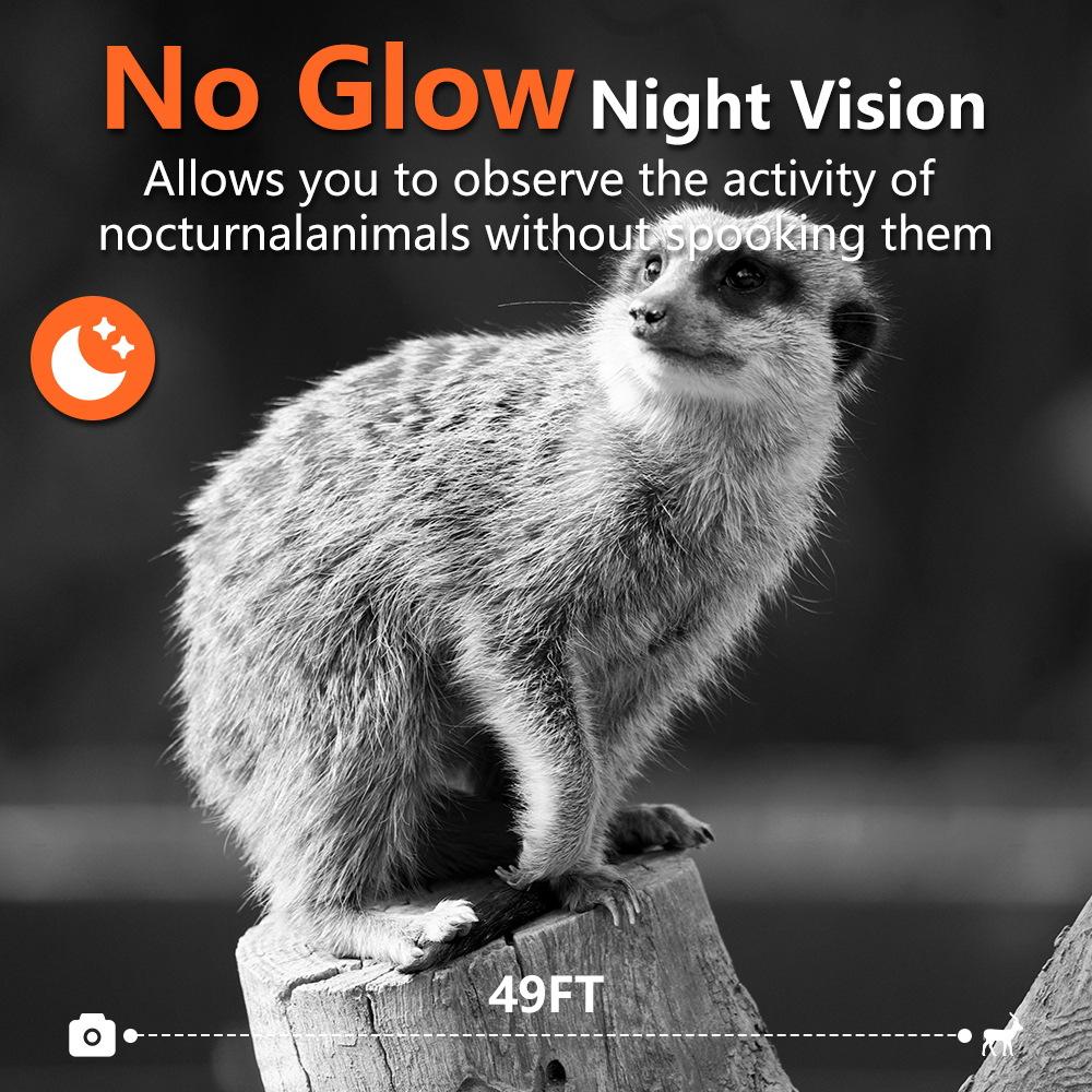 WiFi Hunting Camera 25m Bluetooth Connection Ultra Clear APP Remote Viewing Setting Outdoor Wildlife Camera