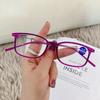 Ladies New Fashion TR90 Reading Glasses   Women Flexible Trendy Presbyopia Eyeglasses Outdoor Ultralight Prescription Eyewear