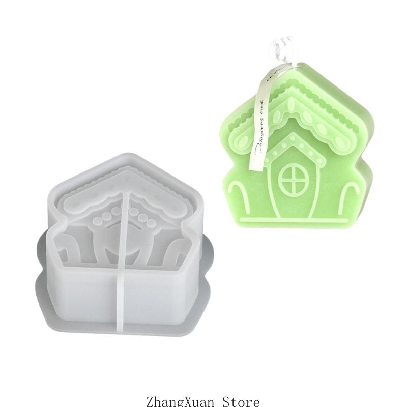 House Silicone Molds Silicone Soap Molds for Epoxy Resin Project Fondant Chocolate Molds Cake Molds Baking Tool