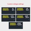 Battery Monitors, Digital Battery Capacity Tester, DC7V-100V Voltage Meter Tester Voltmeter Monitors Waterproof