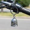 Stainless Steel Motorcycle Bell Metal Rose Keychain Angel Bells Motorcycles Pendant For Cycling Riders Women Men Boys Girls