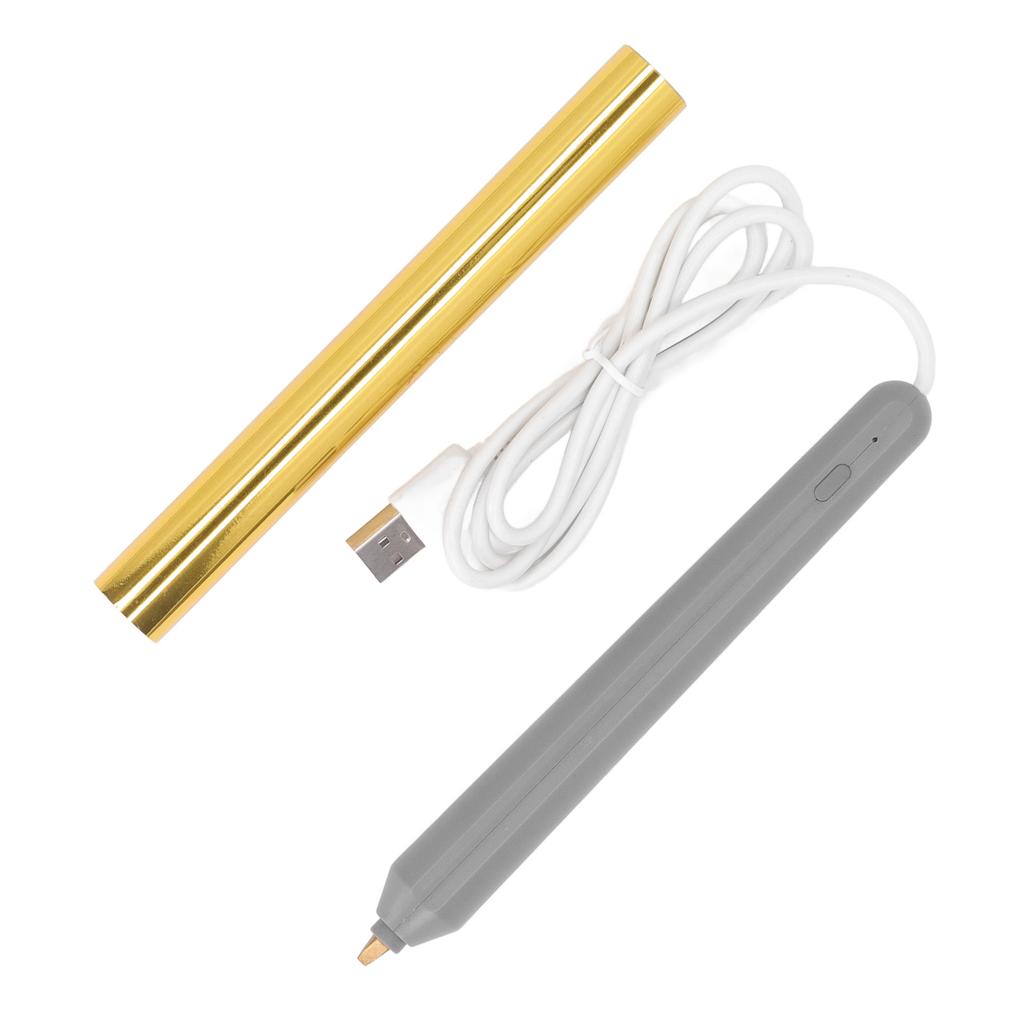 Hot Foil Pen USB Heat Foil Stamping Embossing Pen ABS Crafting Tool for Drawing Writing