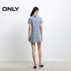 ONLY Women's Washed Distressed Slimming Denim Mini Dress