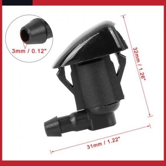 Pack of 2 For GMC Acadia 2011-2012 Car Windshield Wiper Washer Nozzle 15247800