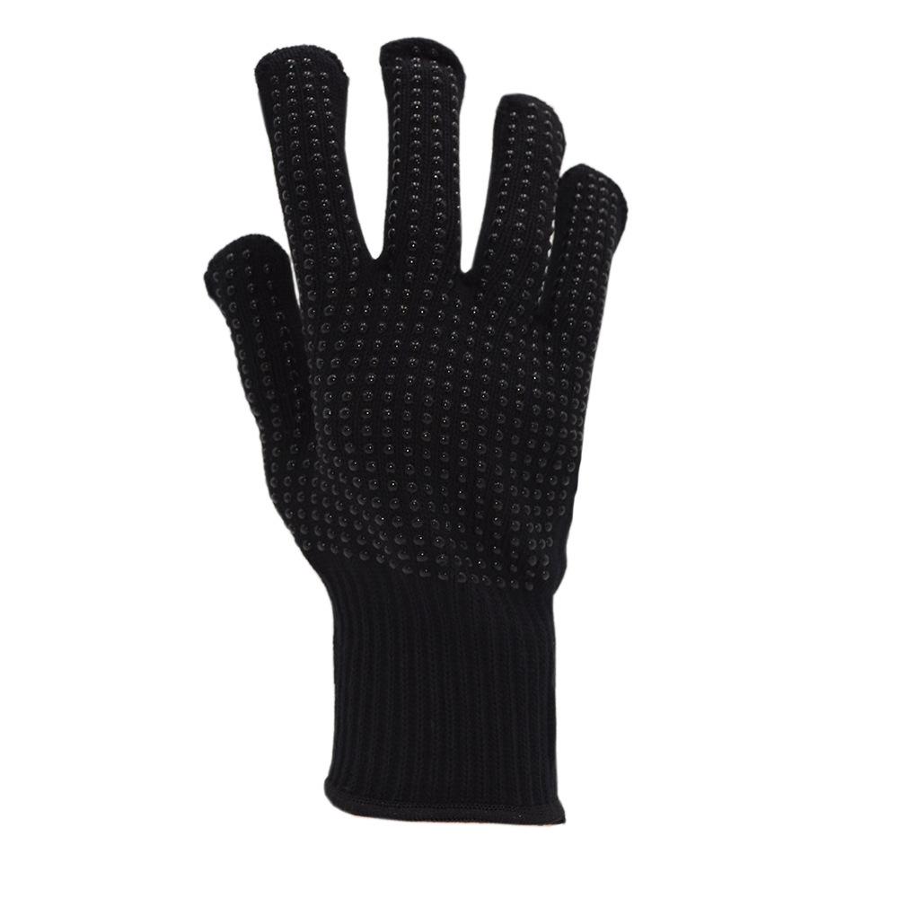 

Silicone Dot Heat-Resistant Hairdressing Gloves – Anti-Scald & Anti-Slip, Protects up to 250°C for Curling & Straightening.