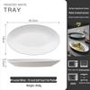 Oval Ceramic Fish Plate with Rock Texture - Stylish New Design for Dining and Serving Steamed Fish or Vegetables.