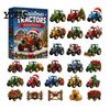 Advent Calendar for Girls Transportation Vehicles 2026 Kids, 24 Day Christmas Countdown Set to with Collectible Acrylic Mini Vehicle