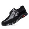 New men's casual leather shoes men's fashion embroidered middle-aged shoes foreign trade trend large size men's shoes Wenzhou shoes G5