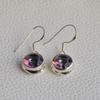 Mystic Topaz Earrings, Handmade 925 Sterling Silver Earring, Round Topaz Earrings, Birthday Gift, Rainbow Earring, Gemstone Earrings