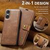 DG.MING for Sony Xperia 10 VI Case Removable 2 In 1 Split Leather Flip Phone Cover