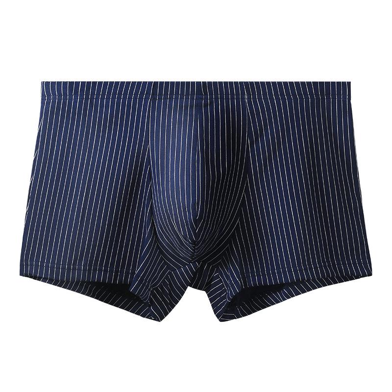 "Men's Lightweight Cotton Boxer Briefs - Comfortable, Breathable, Sporty Summer Underwear"