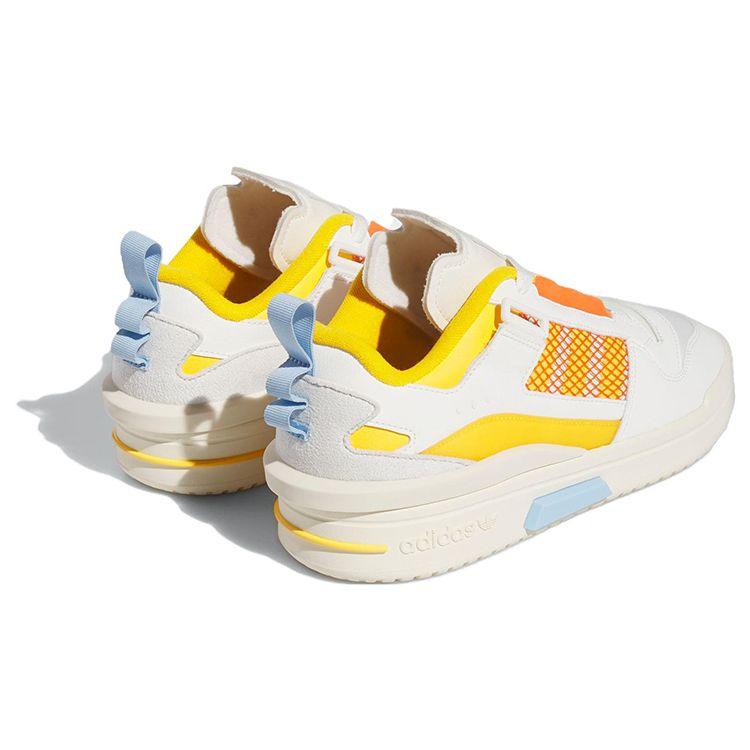 Adidas Originals Forum Low Top Sneakers Unisex Sneakers White Yellow Orange IE7112