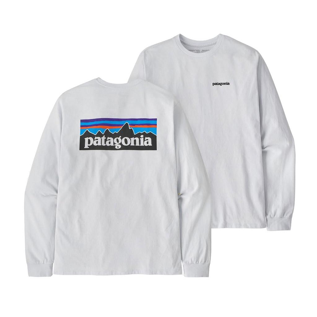 Patagonia Men's P-6 Logo Responsibili-Tee (US-XL, White) (Parallel Import)