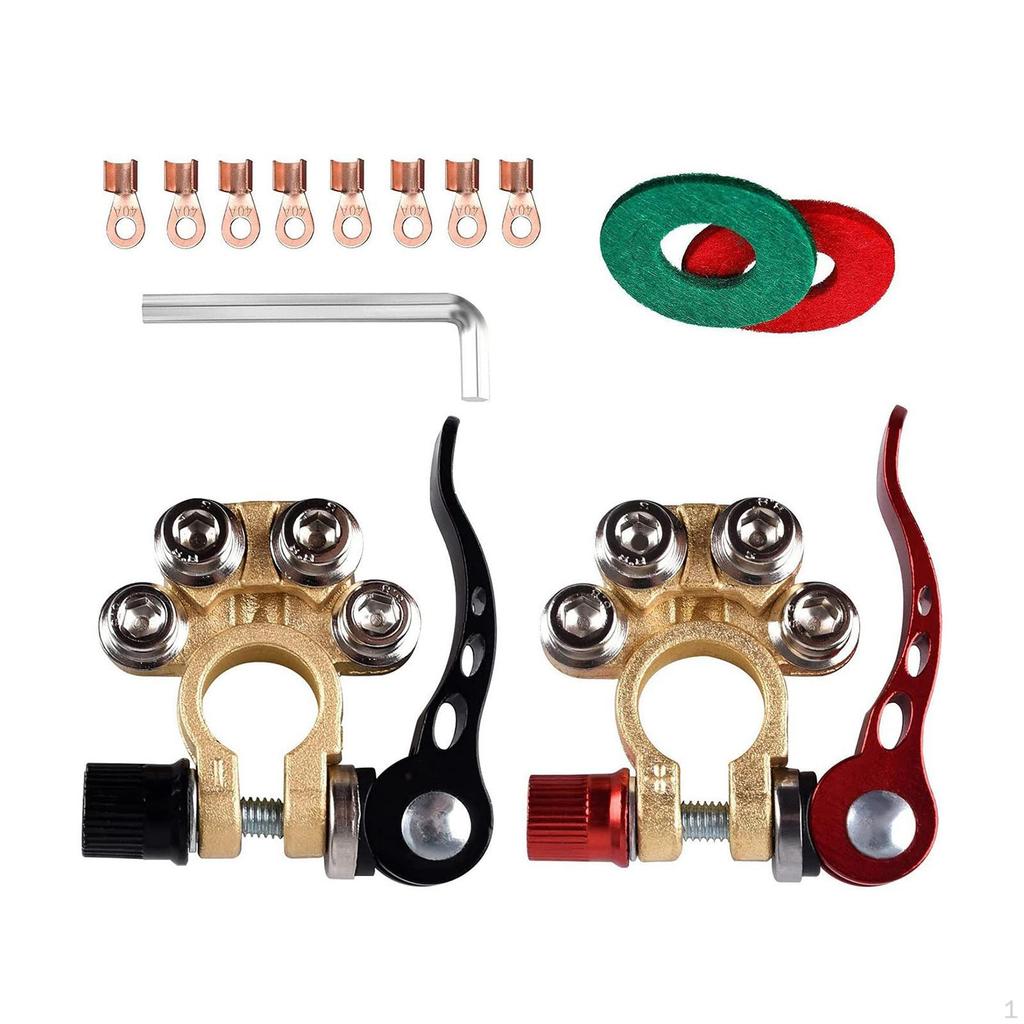Battery Terminal Connector Negative for SAE/Jis Type A Posts