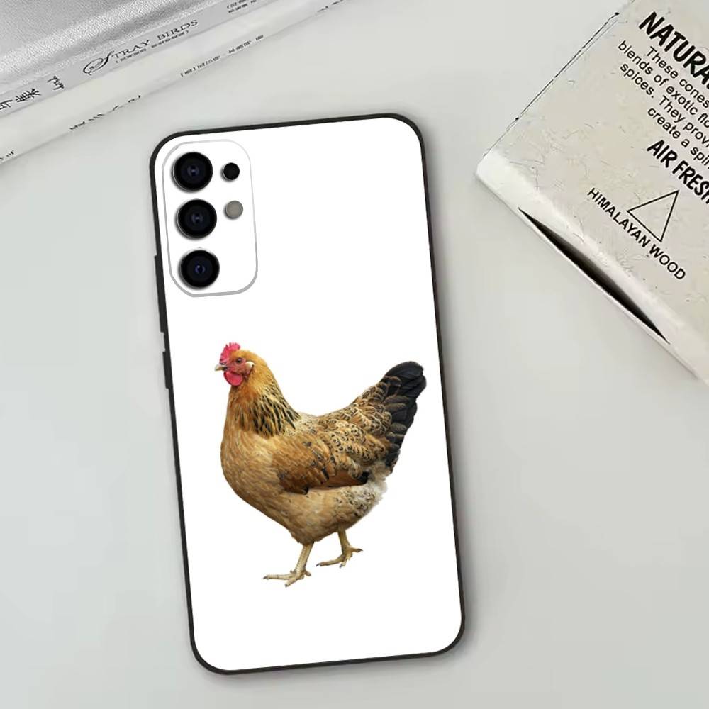 Chicken111   Phone Case Black Silicone Soft For Samsung S25,S24,S21,S22,S23,S30,Ultra,S20,Plus,Fe,Lite