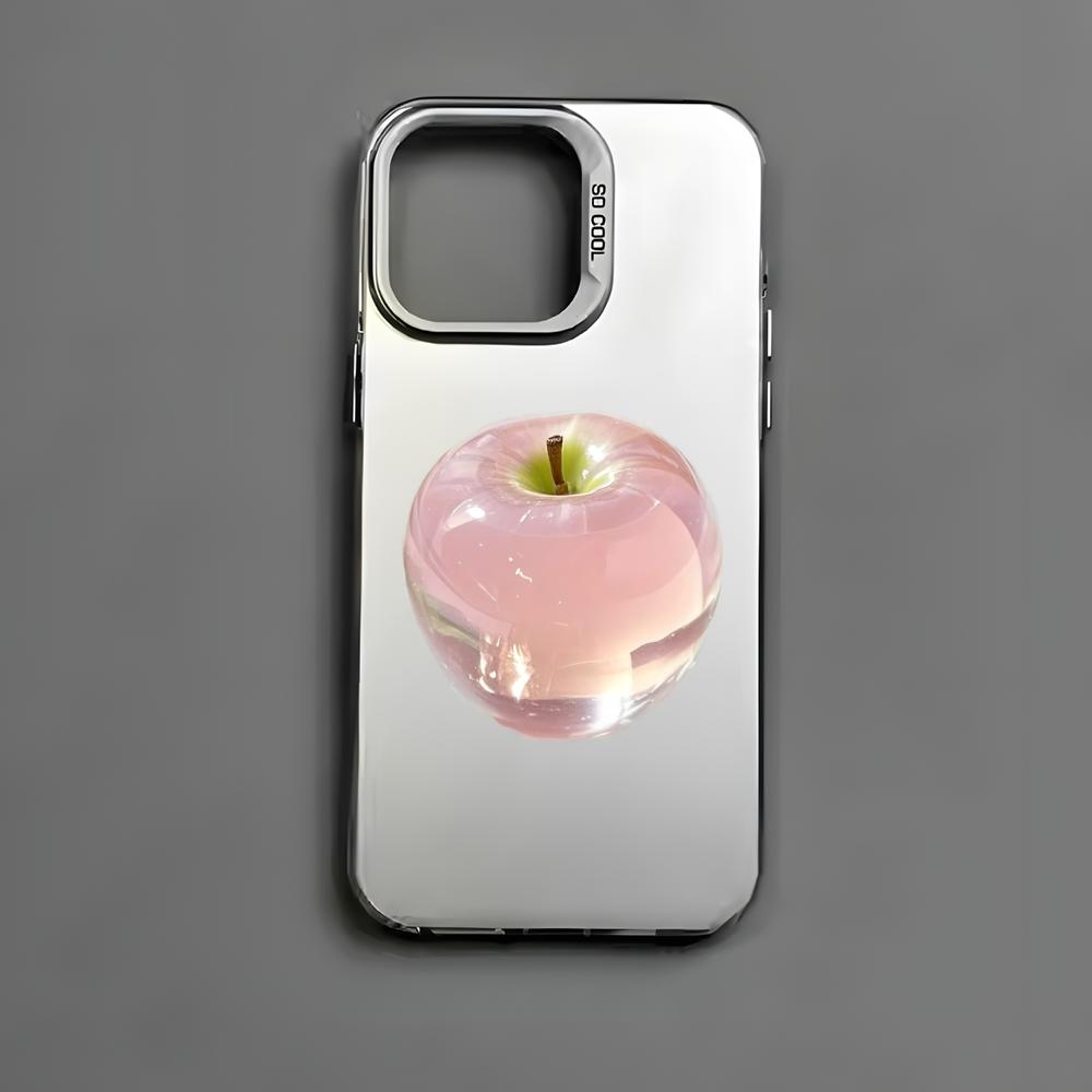 Crystal-Clear Apple Phone Case For iPhone 17 16 15 14 13 12 11 Pro Max Air Colorful Matte Laser Aurora Shockproof Phone Case
